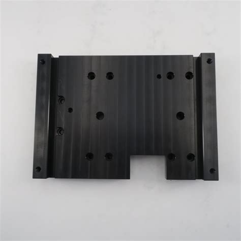 ISO 9001 Certified Aluminum Black Anodized CNC Machined Parts